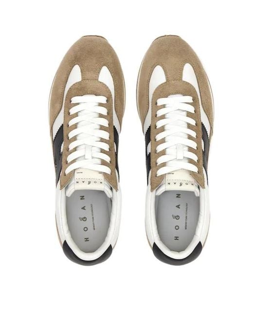 Hogan Multicolor H699 Logo-Patch Sneakers for men