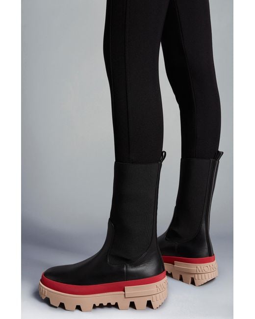 Moncler Black Neue Chelsea Boots