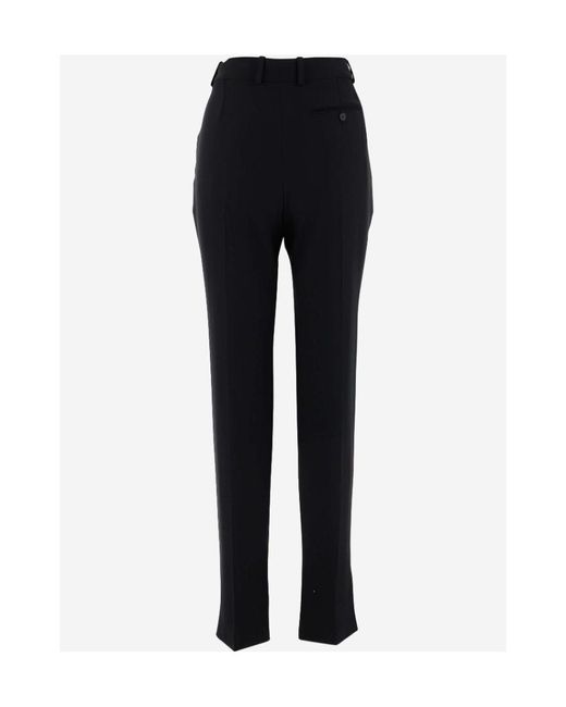 McQueen Black High-Waisted Trouseres