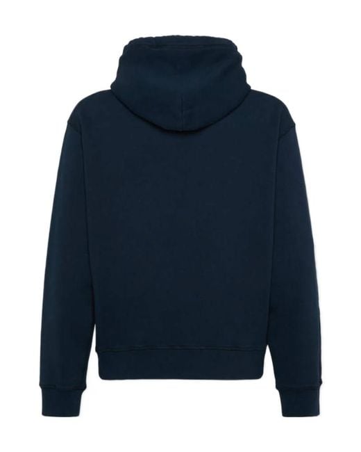 DSquared² Blue Just Right Fit Milano Hoodie for men