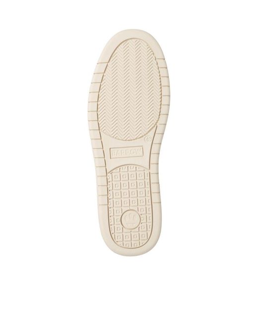 Barrow White Switch Lace-Up Sneakers for men