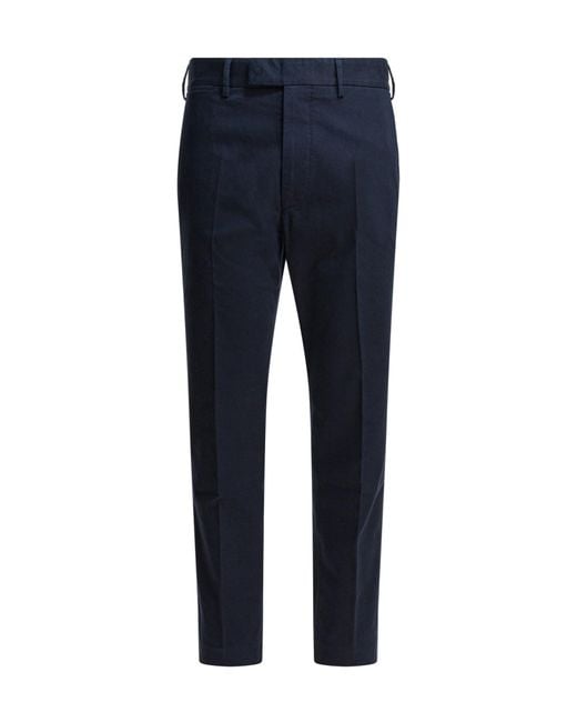 Tom Ford Blue Straight Leg Twill Chino Trousers for men