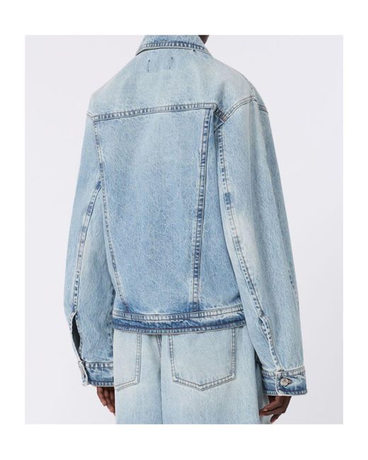 Sportmax Blue Layered Denim Jacket