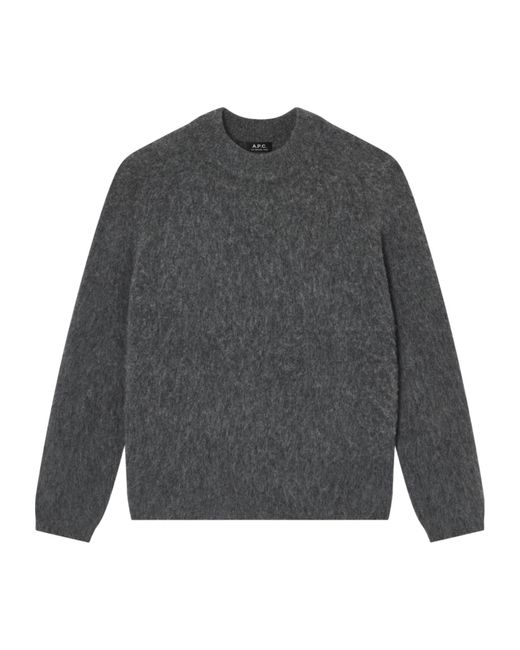 A.P.C. Gray Dylan Sweater for men