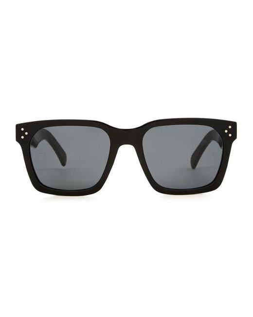 Céline White Wayfarer-Style Sunglasses
