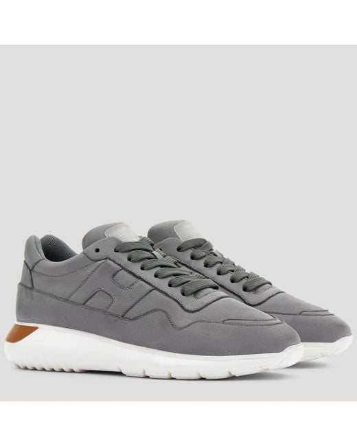 Hogan Gray Interactive Low-Top Sneakers for men