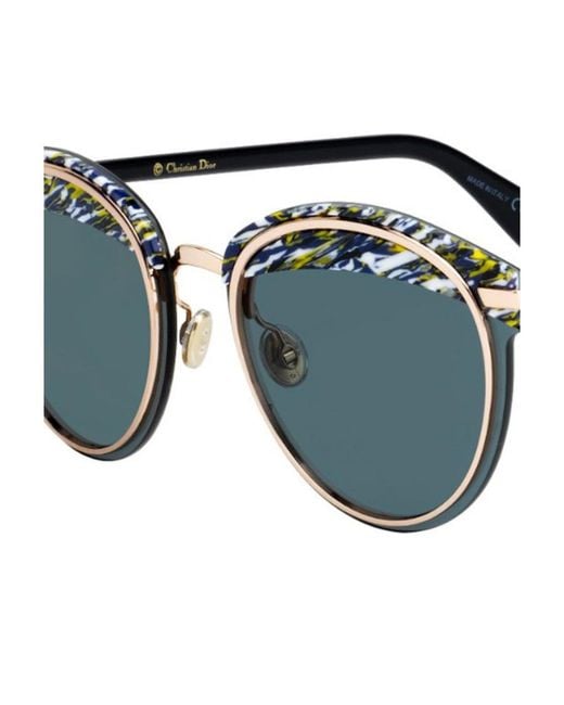 Dior Metallic Logo Sunglasses