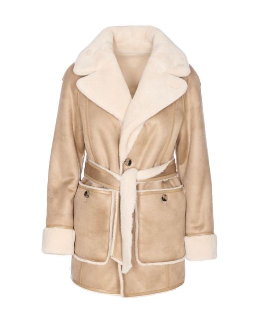 Urbancode Natural Reversible Belted Coat