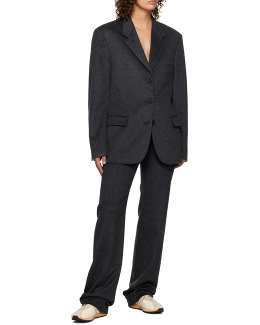 The Row Black Single Breasted Jacket