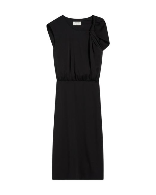 Sportmax Black Sleeveless Torchon Dress