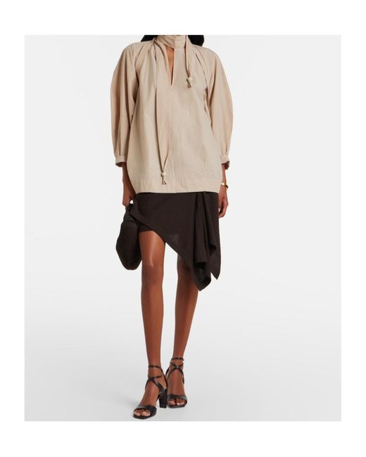 Lemaire Black Cross Leather Sandals