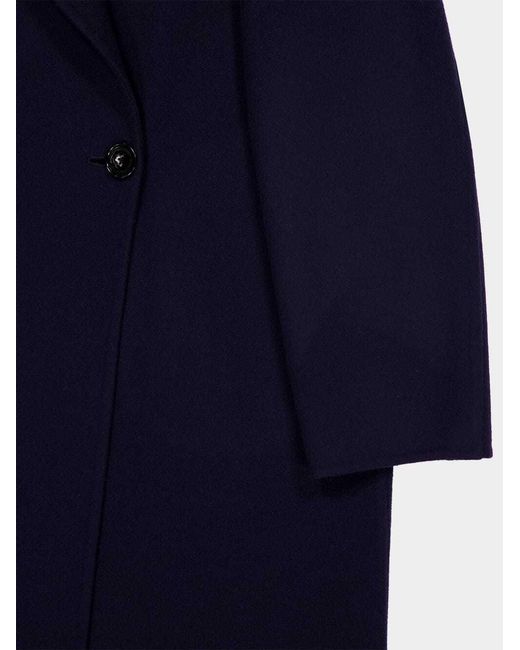 Stella McCartney Blue Double-Breasted Coat