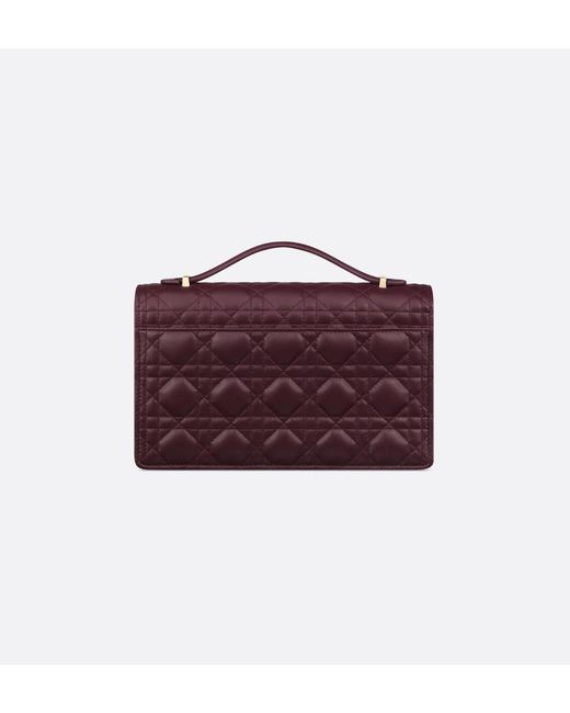 Dior Purple Flap Shoulder Bag