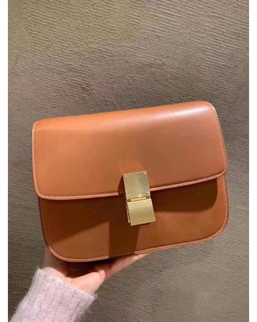 Céline Brown Medium Classic Bag