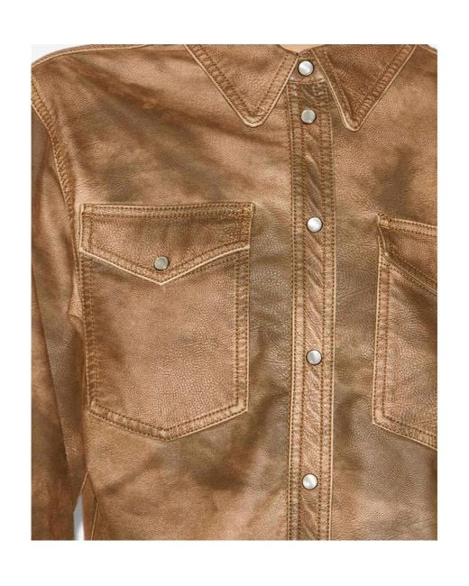 Isabel Marant Brown Étoile Karima Long Sleeved Shirt