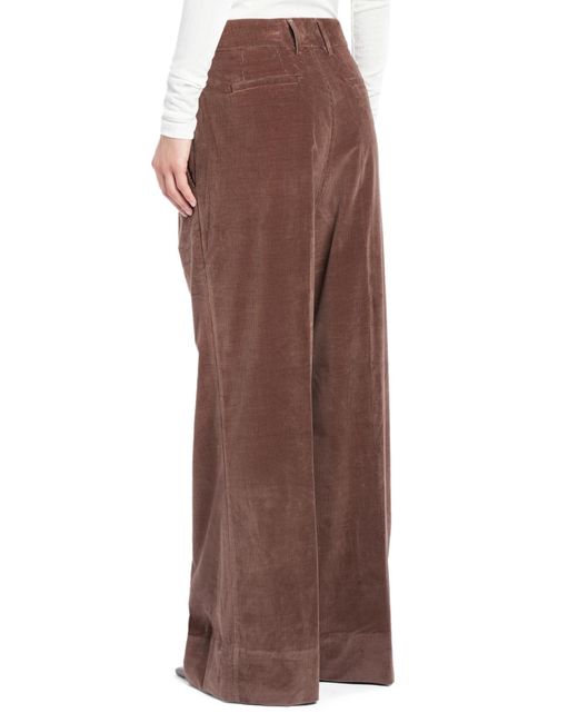 Dondup Brown Eloise Pleated Trousers