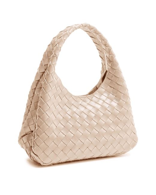Bottega Veneta Natural Campana Shoulder Bag