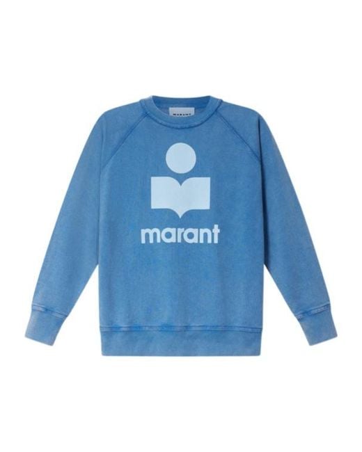 Isabel Marant Blue Isabel Marant Étoile Millyny Logo Sweatshirt