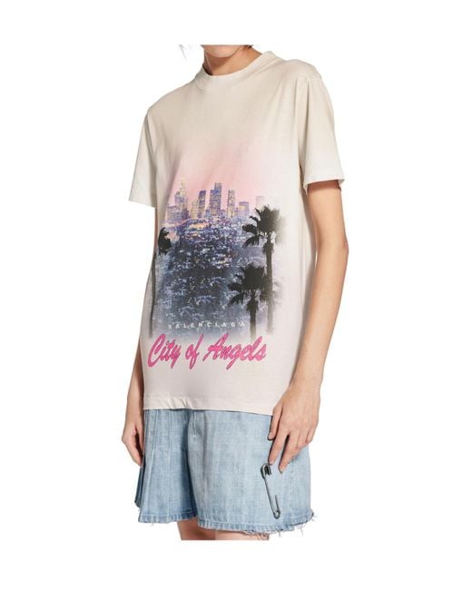 Balenciaga White Layered Mid Length T-Shirt Dress