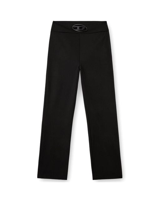 DIESEL Black P-Ersy High Waisted Trousers