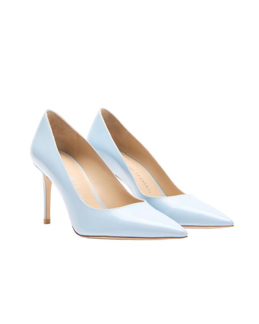 Stuart Weitzman Blue Pointed High Heels
