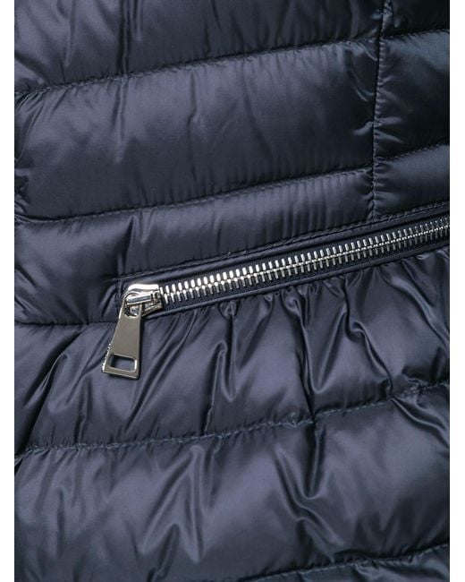 Moncler Blue Dark Logo Down Jacket