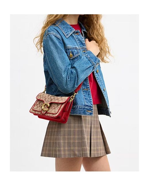 COACH Red Tabby Shoulder Bag 26