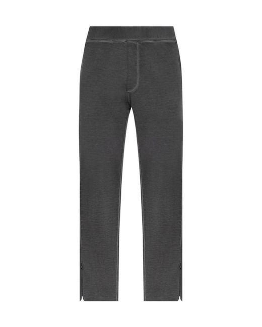 DSquared² Gray Logo Printed Track Trousers for men