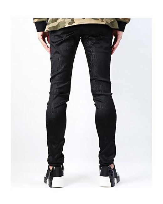 Balmain Black Stretch Pants for men