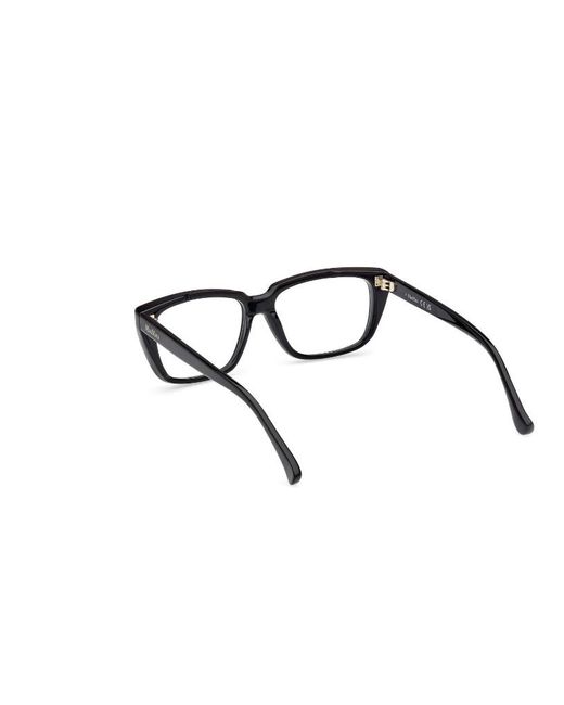Max Mara White Square Frame Glasses