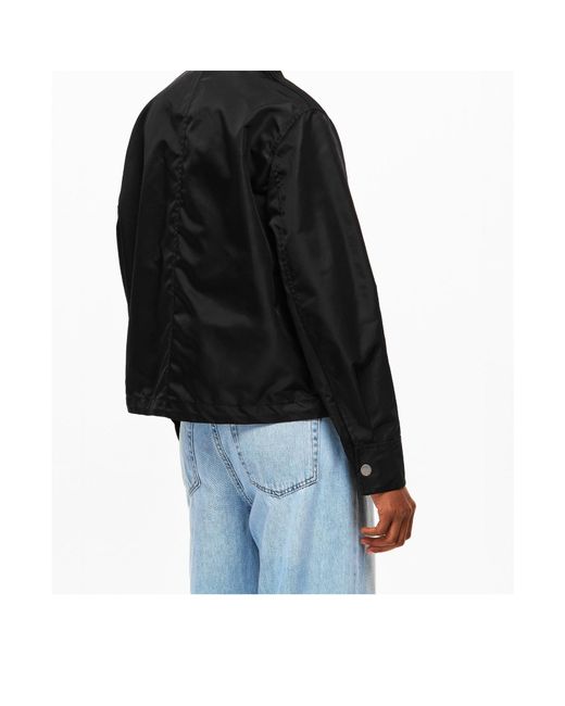 AMI Black Shirt Jacket