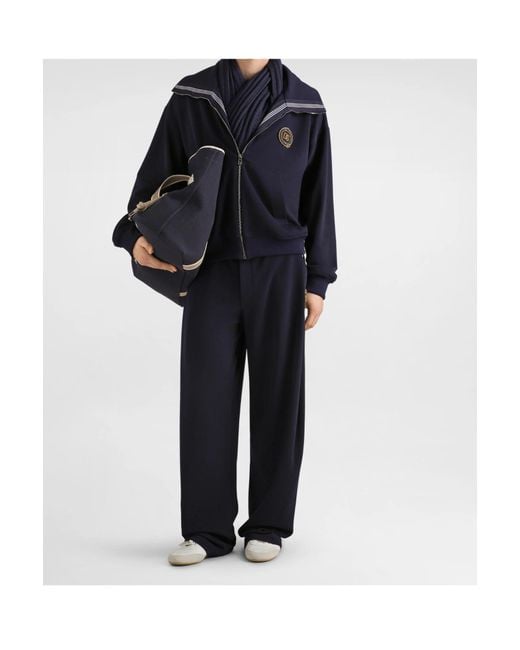 Dolce & Gabbana Blue Drawstring Sweatpants for men