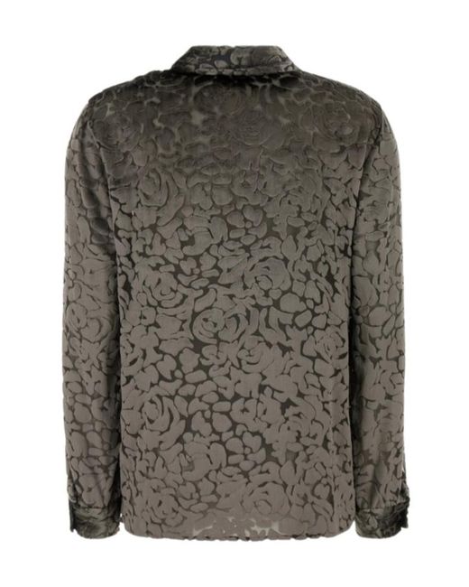 Alberta Ferretti Green Long-Sleeved Shirt