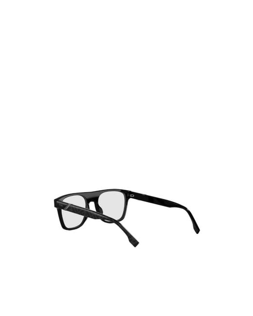 Fendi Metallic Eyewear Square Frame Glasses