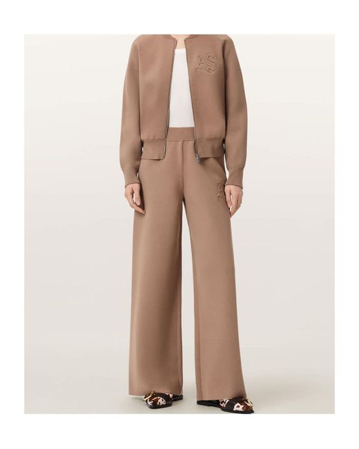 AllSaints Brown Sonny Knitted Trouser