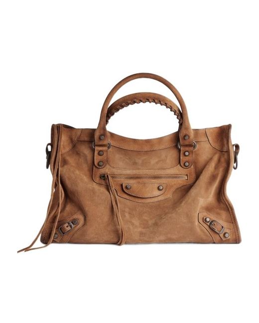 Balenciaga Brown Le City Medium