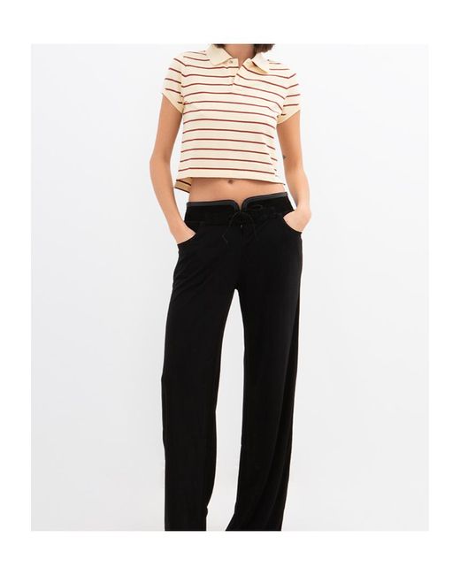 Rabanne Natural Rabanne Striped Polo T-Shirt