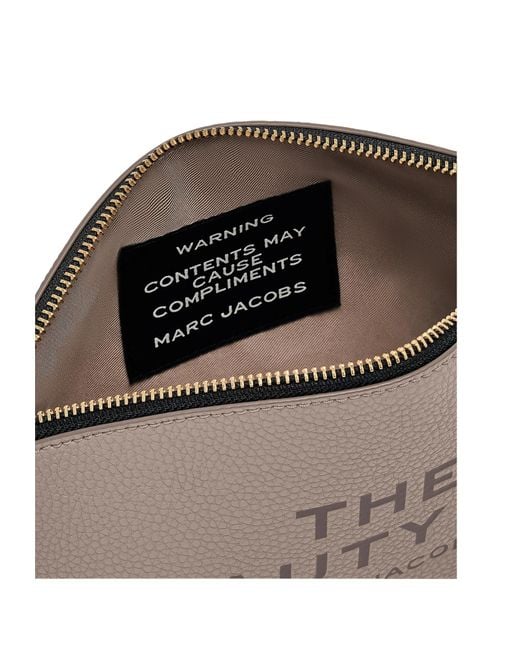 Marc Jacobs Gray The Beauty Bag Makeup Bag