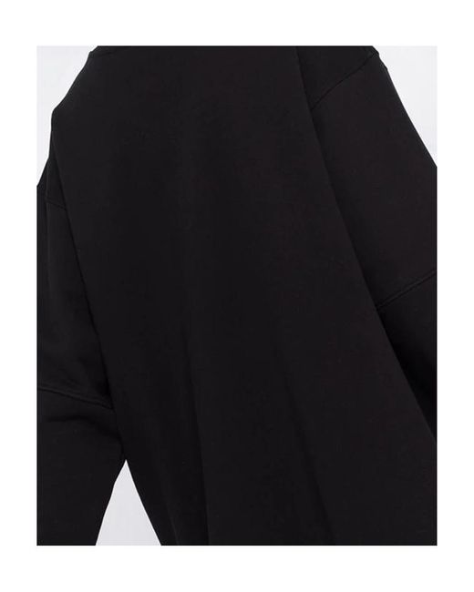 Moschino Black Teddy-Print Sweatshirt Dress