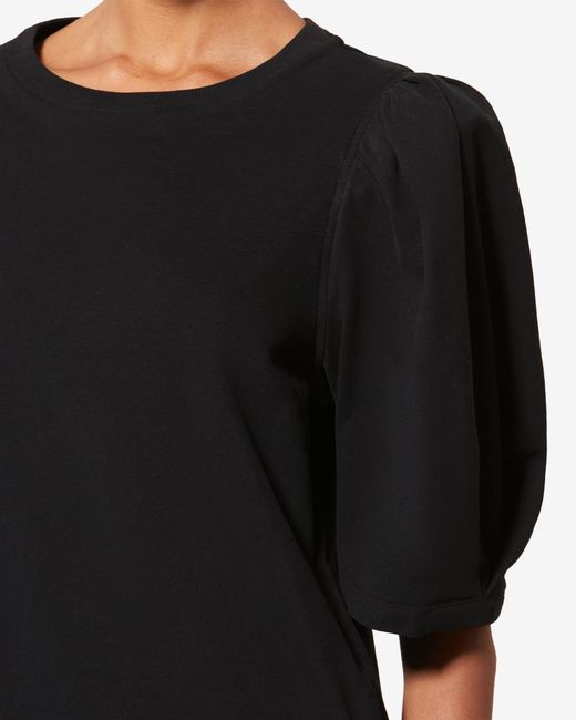 Isabel Marant Black Isabel Marant Puffed Sleeve T-Shirt