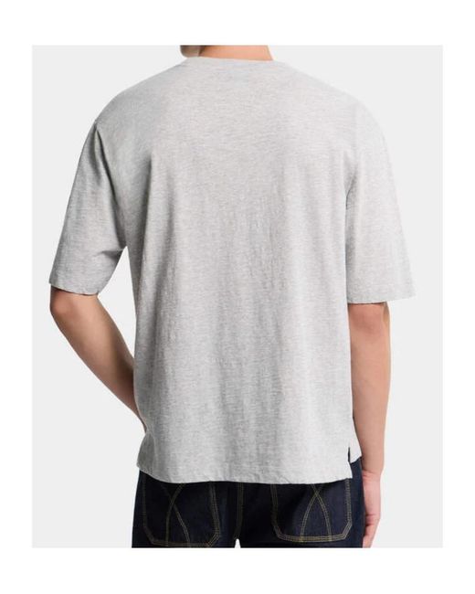 DSquared² White Rider Loose Fit T-Shirt for men