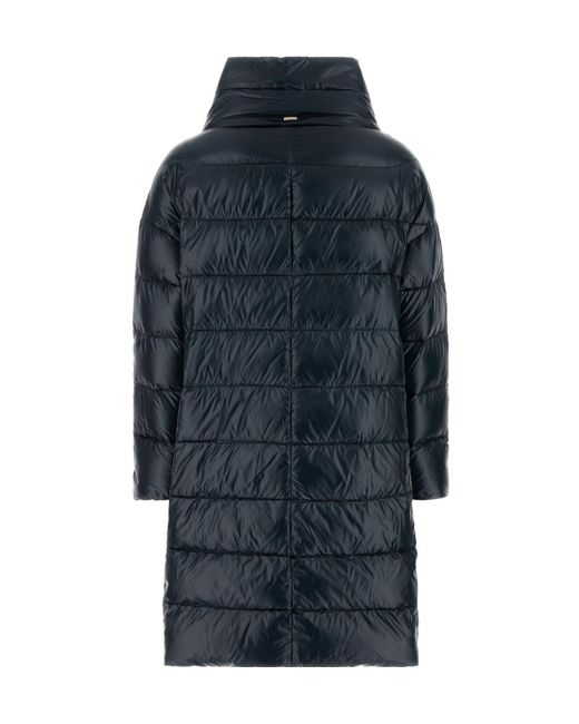 Herno Blue Nylon Matilde Down Jacket