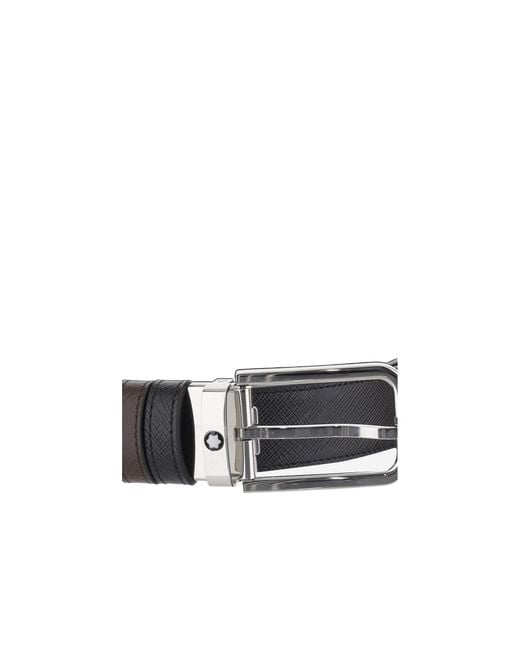 Montblanc White Reversible Belt for men