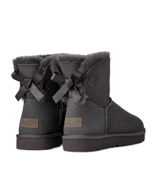 Ugg Black Bailey Bow Ii Sheepskin Boots