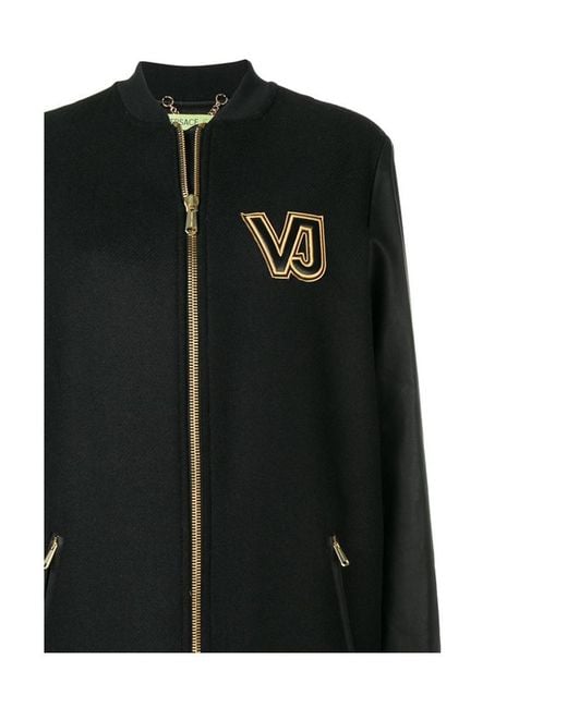 Versace Jeans Black Logo Casual Jacket