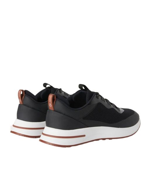 Loro Piana Black Week End Walk Casual Shoes for men