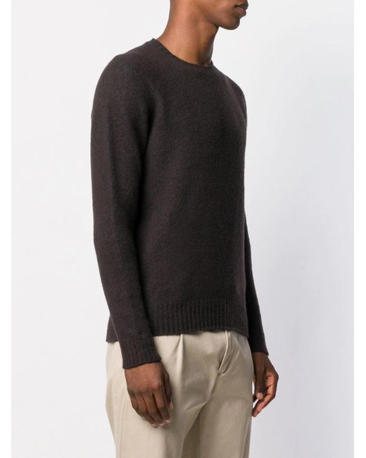 Drumohr Blue Crew Neck Knit Top for men