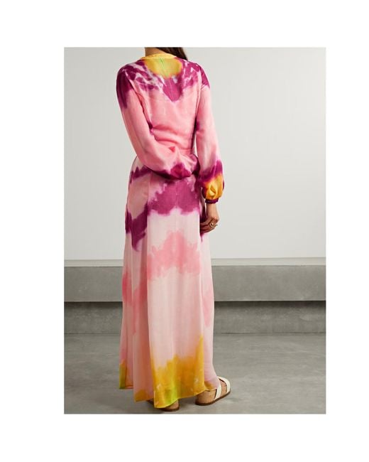 Gabriela Hearst Pink Long Sleeve Dress