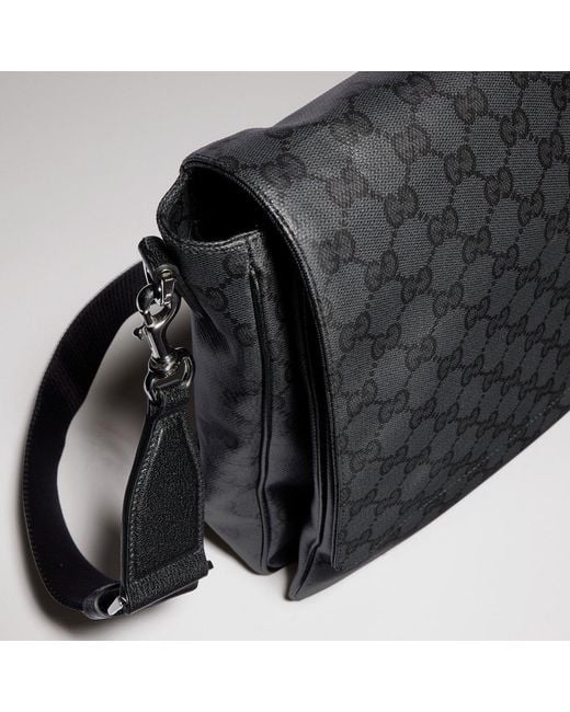 Gucci Black Essence Classic Medium Crossbody Bag for men