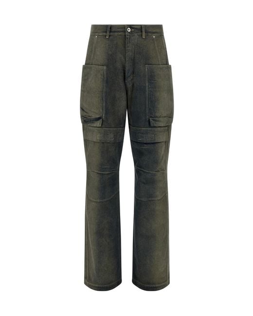 Rick Owens Gray Jeans With Belt Loops for men